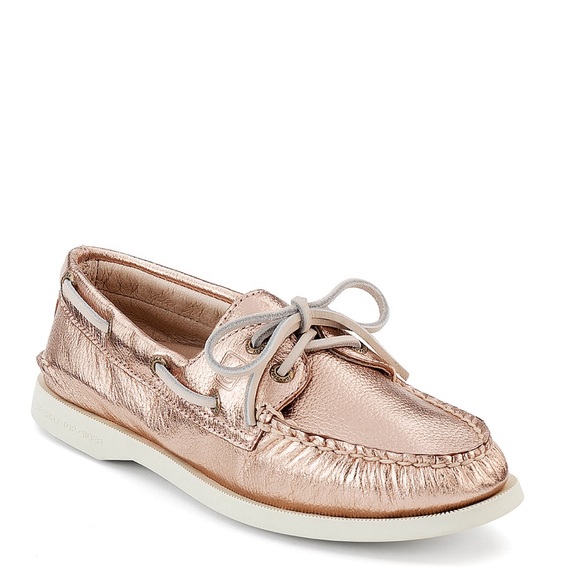 Sperry Shoes | Topsider Metallic Pink 